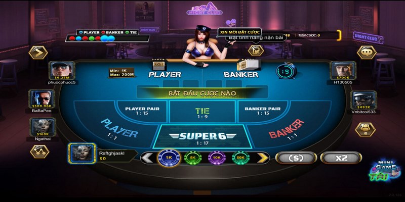 Trải nghiệm game bài Baccarat B52 hấp dẫn