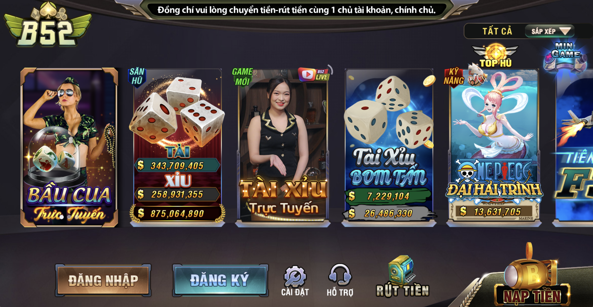 Giới thiệu tổng quan cẩm nang chơi cá cược tại B52 Club